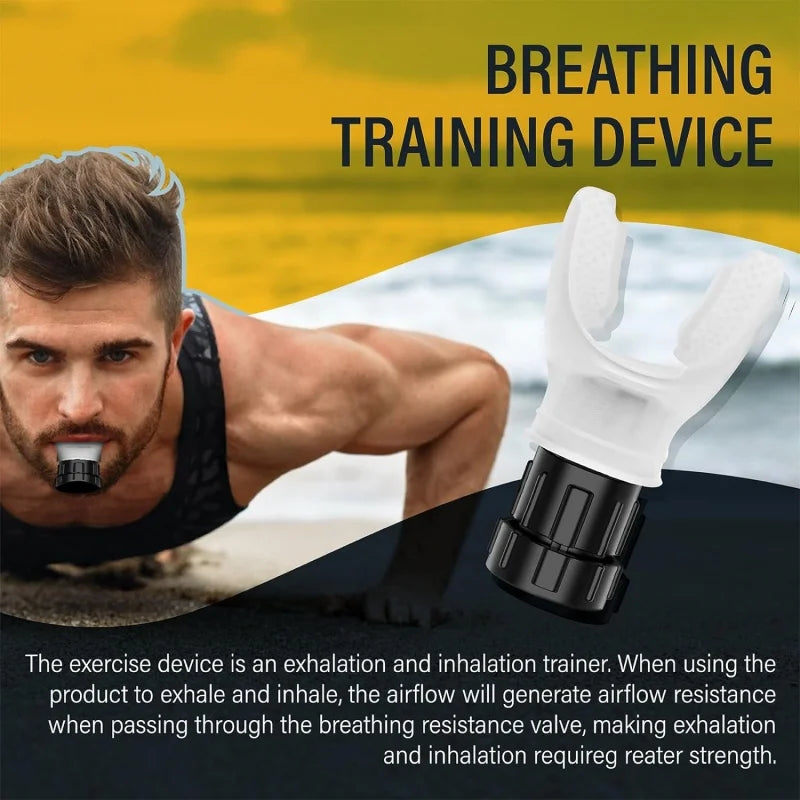 Adjustable Resistance Breathing Exercise Device