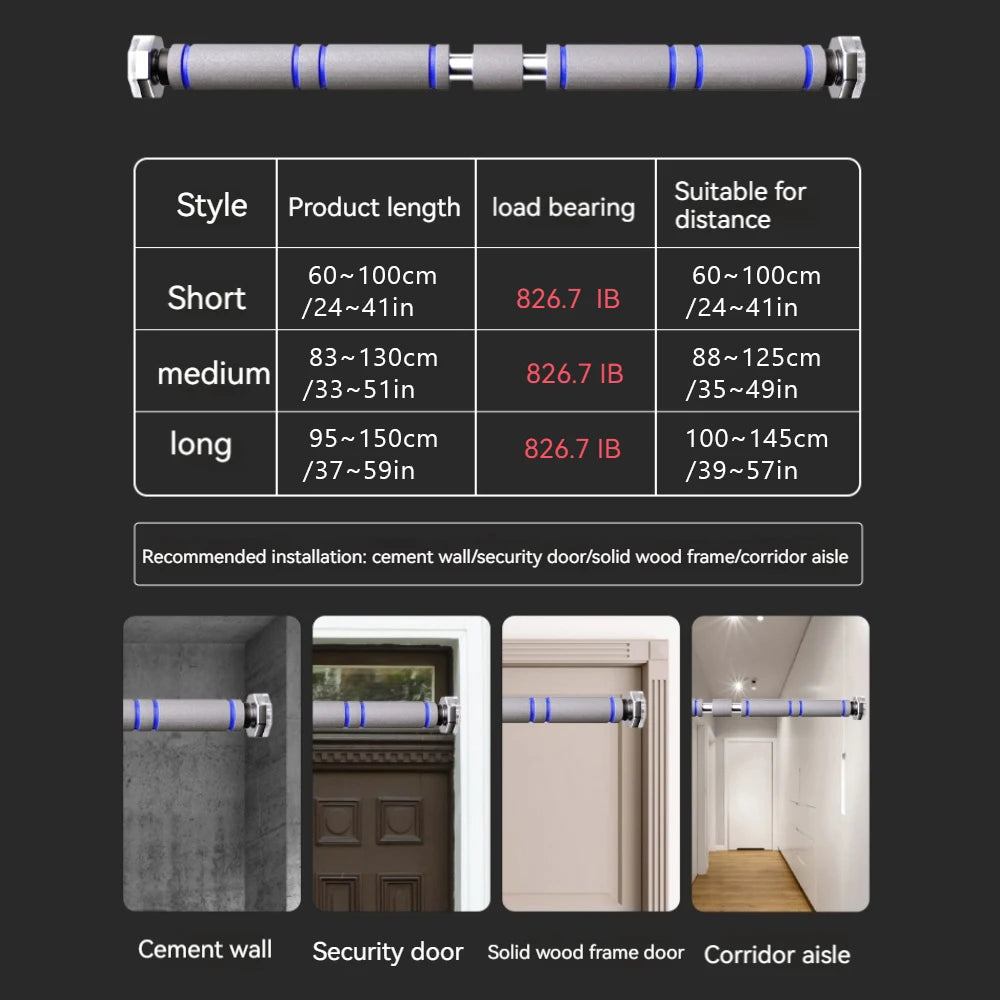 Non-Slip Doorway Strength Training Bar