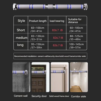 Non-Slip Doorway Strength Training Bar